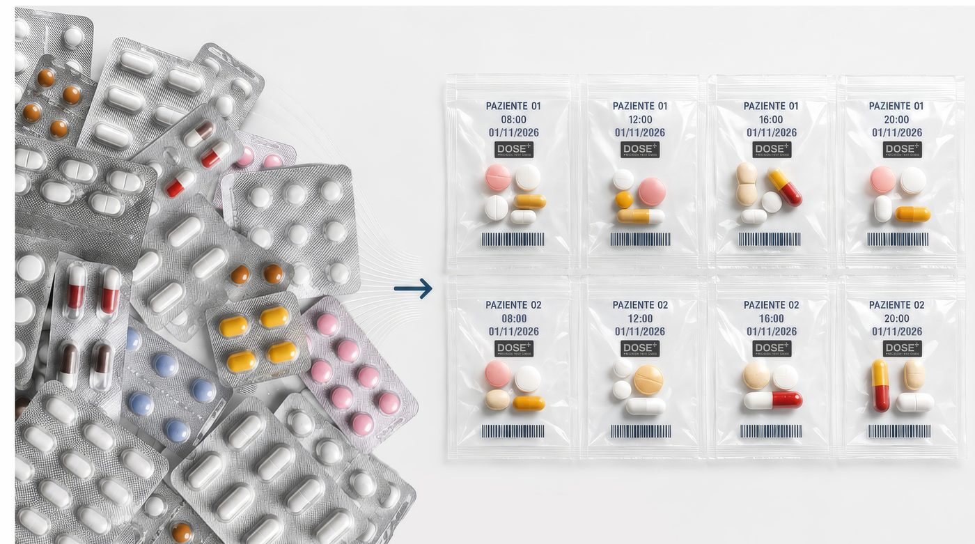 Dai blister originali alle dosi unitarie personalizzate per paziente